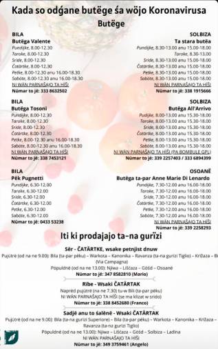 Rezijanščina v času epidemije