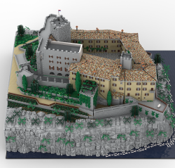 Največja instalacija je sestavljena iz 132.260 lego kock in tehta 300 kg