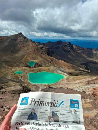 Tudi na novozelandski gori Ngaruhoe v Tolkienovem Mordorju v družbi PD! <i>(Mitja Tretjak)</i>