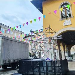 Eno glavnih pustnih prizorišč v Miljah bo Trg Marconi (OBČINA MILJE)