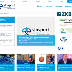Spletna stran slosport