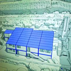 Montažni objekt z začasno menzo bo stal na Trgu Evropa