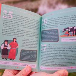 Knjiga pripoveduje med drugim zgodbo slovenskih mlekaric