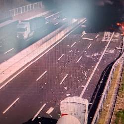 Prizorišče nesreče nax avtocesti A4 (AUTOSTRADE ALTO ADRIATICO)