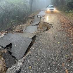 Najbolj izstopajoč jesenski dogodek so bili izjemno močni nalivi z usadi v Goriških Brdih