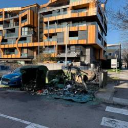 Prizorišče enega od požarov (RADIO ROBIN/FACEBOOK)