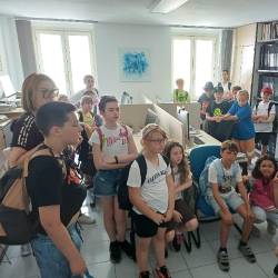 Učenci na obisku (D.R.)