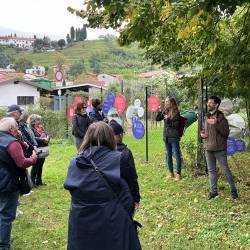 Pri enem izmed lanskih vodenih ogledov je sodeloval tržaški zgodovinar Štefan Čok (ARHIV)