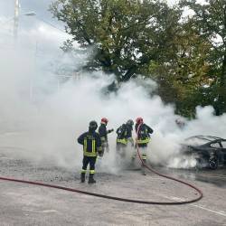 Gasilci na delu