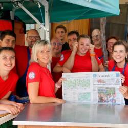 V osmici na Kraški ohceti nam je delal družbo tudi Primorski dnevnik<i> (DP)</i>