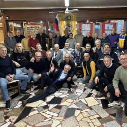 Razstava in druženje v gostilni Oljka v Vanganelu pri Kopru (FOTO ROK TAMŠE)