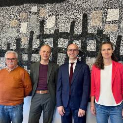 Z leve Albano Marusic, Lamberto Soranzio, Peter Ferfoglia in Giulia Bressan (FOTO O.D.)