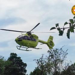 Pri iskalni akciji sta sodelovala helikopterja (ARHIV)