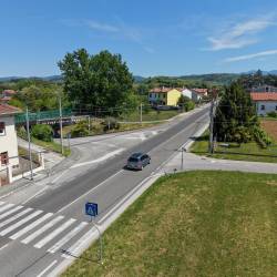 Nevarno križišče med Gorico in Mošem, kjer bodo zgradili krožišče (TIBALDI)