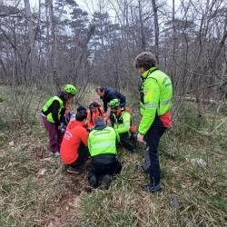 Reševanje domačinke pri Božjem Polju (CNSAS)