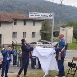 Tablo sta odkrila ministrica Lep Šimenko in župan Comugnaro (FOTO I.Ž.)