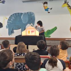 Kamišibaj dan na šoli Župančič (FOTO VIKA)