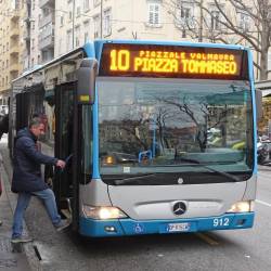 Do napada je prišlo na mestnem avtobusu številka 10 (fotografija je simbolična)