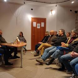 Predstavitev italijanskega prevoda pesniške zbirke Davida Bandlja Enajst let in pol tišine - Undici anni e mezzo di silenzio (FOTO HRAST)