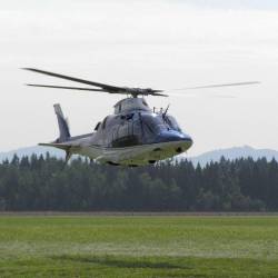 Slovenski policijski helikopter, slika je simbolna