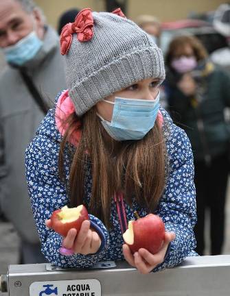 V Boljuncu letela jabolka