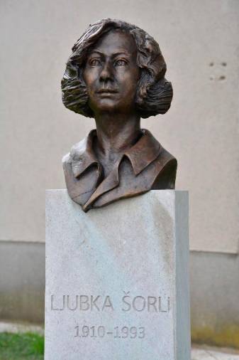 Obnovili kip Ljubke Šorli