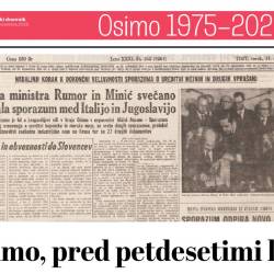 Jutri v Primorskem dnevniku priloga ob 50-letnici Osimskih sporazumov