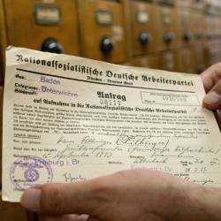 Pristopna izjava Hansa Filbingerja, po drugi svetovni vojni dolgoletnega premierja Baden - Württemberga