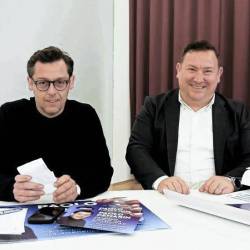 Predsednik izvršnega odbora Paolo Demarin (levo) in novi predsednik Marin Corva (desno)