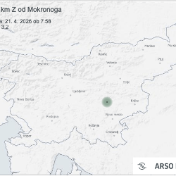 Potres pri Mokronogu (ARSO POTRESI)