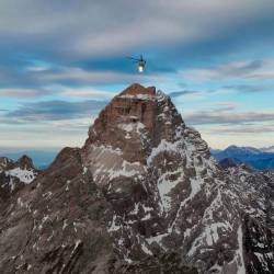 Gorski reševalci in reševalni helikopter so posredovali na gori Cima dei Preti v Karnijskih predalpah (CNSAS FVG)