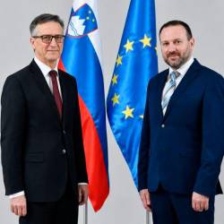 Felice Ziza in Ferenc Horvath (arhiv državnega zbora RS)