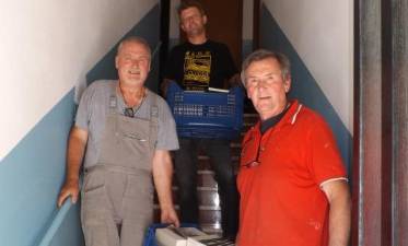 Del udeležencev sobotne delovne akcije (VIP)