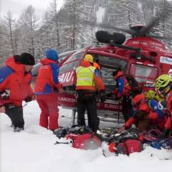 Reševalna akcija v dolini Ridnauntal (ANSA)