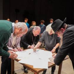 Podpis dokumenta v avditoriju v Gorici (TIBALDI)