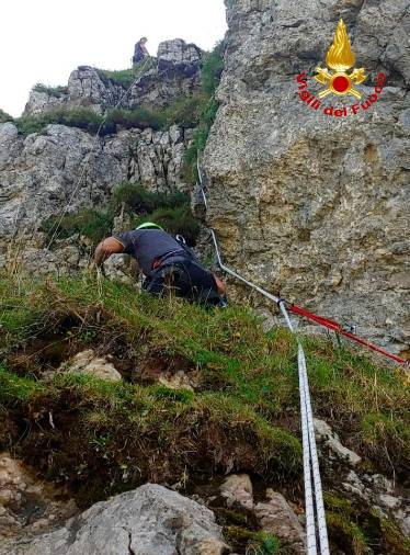 Gasilci so reševali čredico koz (GASILCI)