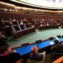 Skupščina slovensko govorečih izvoljenih predstavnikov na današnjem zasedanju (FOTODAMJ@N)