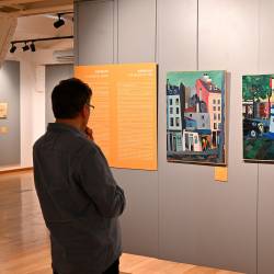 Na razstavi je nas ogled več kot 50 umetnikovih del v različnih tehnikah (FOTODAMJ@N)