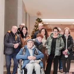 Umetnik Franco Dugo le obiskal svojo razstavo