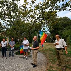 Protest tržaških mirovnikov v Svetoivanskem parku v Trstu (FOTODAMJ@N)