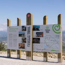 Pohodniška pot je dolga 103 km, sestavlja jo šest etap prek sedmih občin v Sloveniji in Italiji