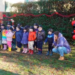 Ob obletnici otroci vrtcu zapeli himno