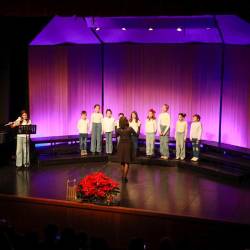 Zbor Večstopenjske šole Gorica je nastopil pod vodstvom Martine Hlede (TIBALDI)