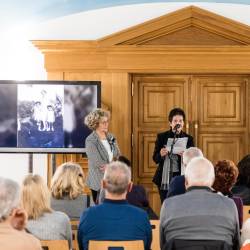 Pesmi sta brali Aleksandra Devetak in Boženka Jelerič (FOTO ZOSO)