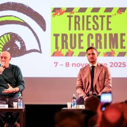 Na lanski prvi izvedbi festivala sta nastopila Stefano Nazzi in Alessandro Politi, ki bo tudi letos med gosti (ARHIV)