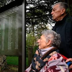 Odkritje nove spominske plošče z imeni 71 ustreljenih talcev (FOTODAMJ@N)