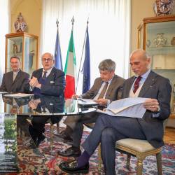 Župan Rodolfo Ziberna razkriva ime letošnjega prejemnika nagrade Mesta Gorica (TIBALDI)