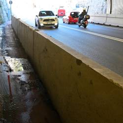 V predoru Bombelj še vedno pušča voda (FOTODAMJ@N)