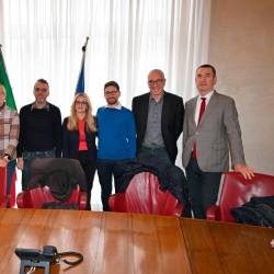 Predstavniki opozicijskih sil v mestnem svetu včeraj v Novinarskem krožku (FOTODAMJ@N)