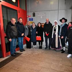 Zgoniško telovadnico so ob 40-letnici izgradnje poimenovali po nekdanjem županu Pepiju Guštinu (FOTODAMJ@N)